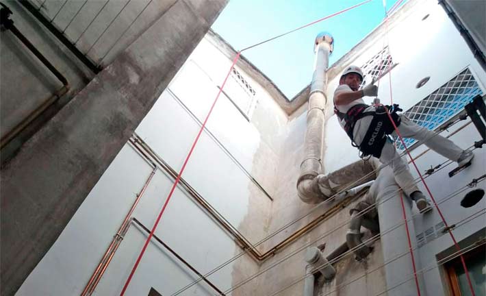 Pintura industrial nave en Vícar